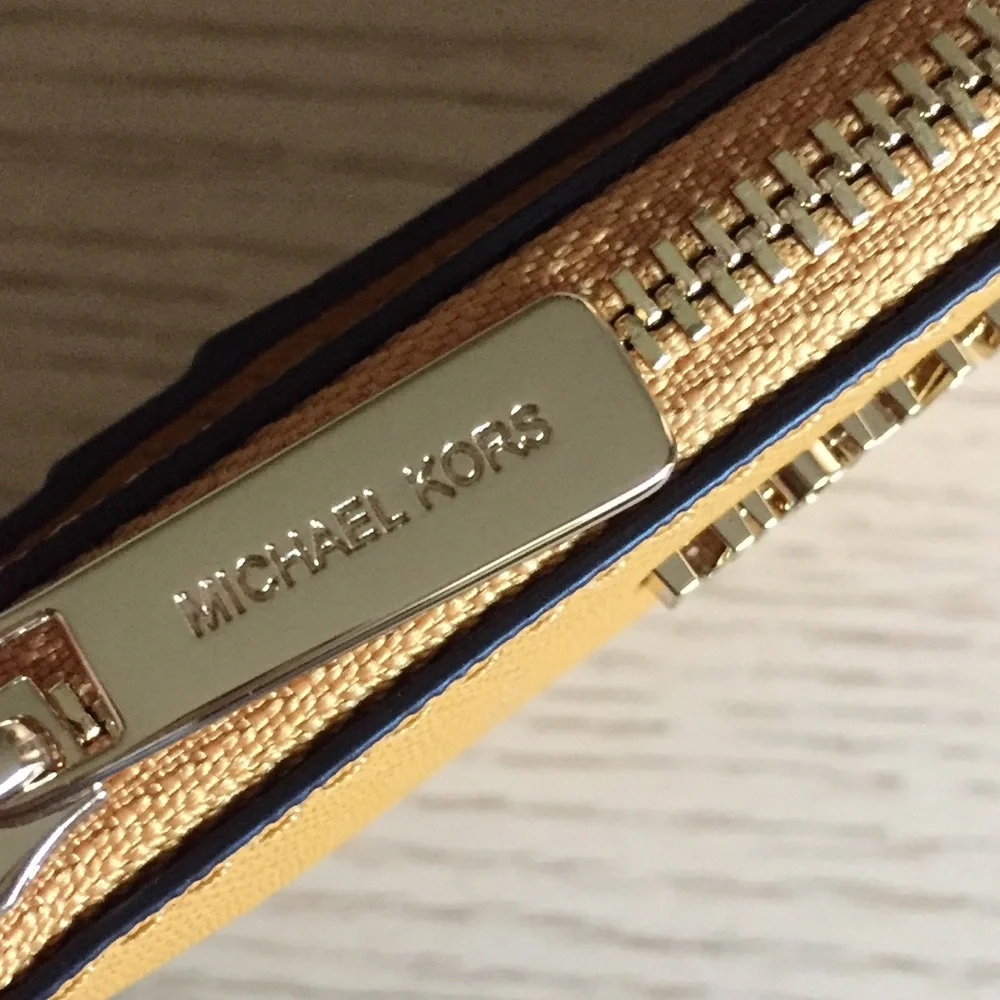 Michael Kors Golden Rod Leather ID, Coinpouch
